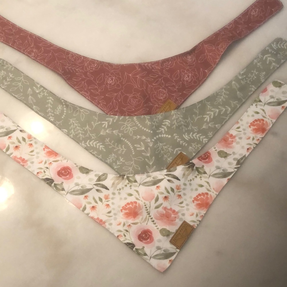 Small Dog Bandana Set
